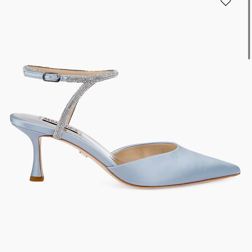 Badgley Mischka Blue Heels